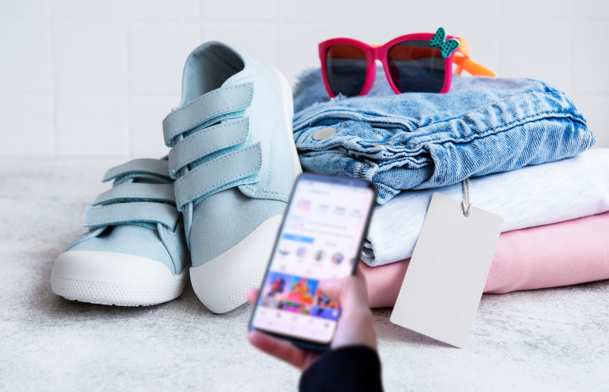 Bio Instagram para loja de roupa infantil