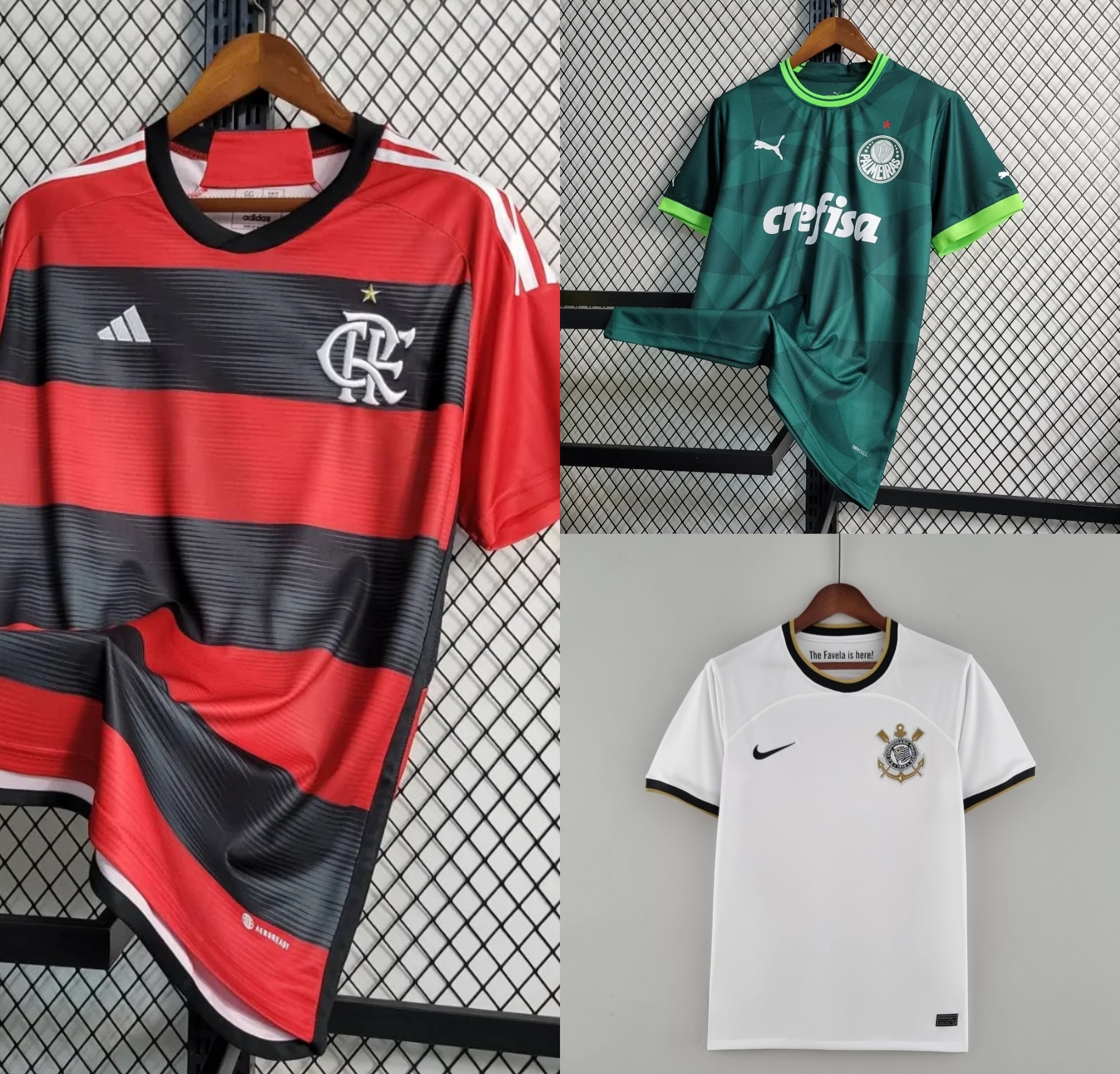 Times Europeus, Brasileiros, Seleções e muito mais.