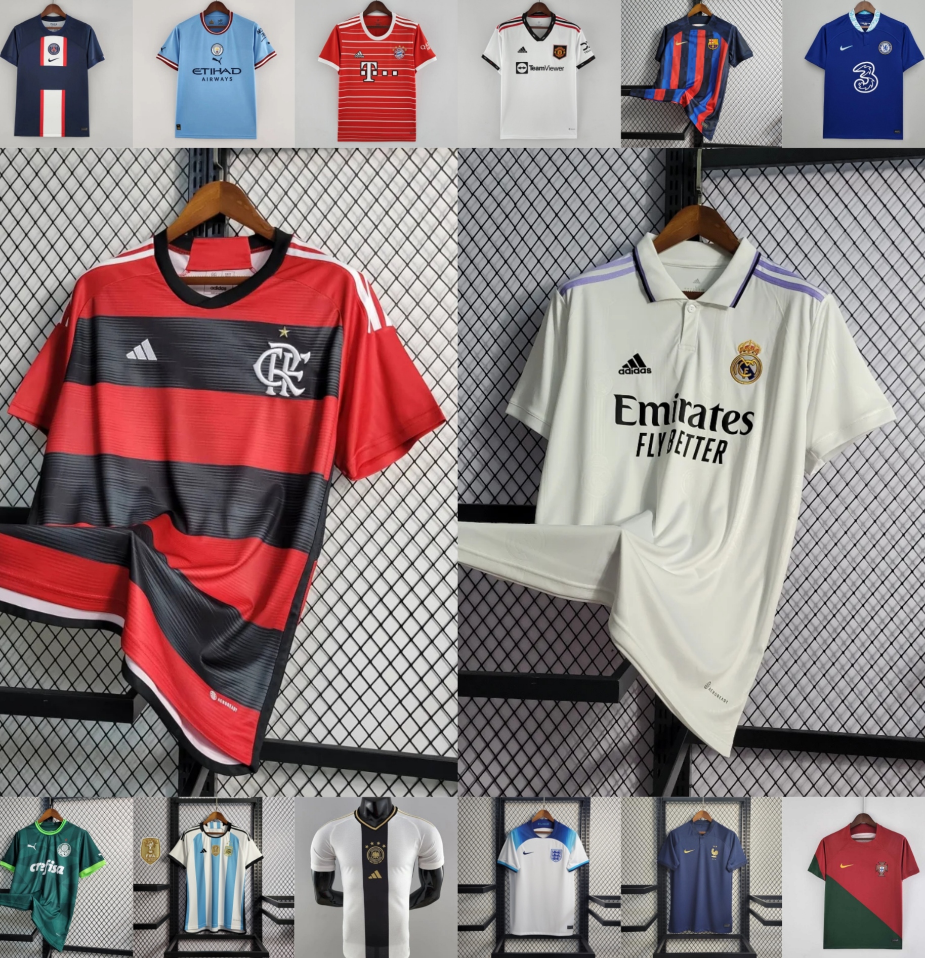 Times Europeus, Brasileiros, Seleções e muito mais.